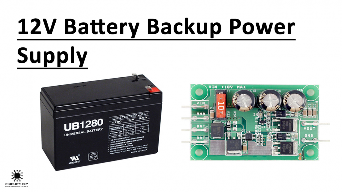 Dc12v Power Supply with Battery Backup. Arduino 12v ups. Ups 12v. Battery PSU 12v.