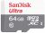 SanDisk Ultra micro SDHC 64 GB SDSQUNS-064G
