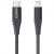 ANKER POWERLINE +II USB-C CABLE WITH LIGHTNING CONNECTOR 3FT BLACK #A8652H11