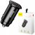 Car charger Baseus Square metal A+A 30W Dual QC 3.0 Quick Charge Fast Flash universal #DS01CCALL-